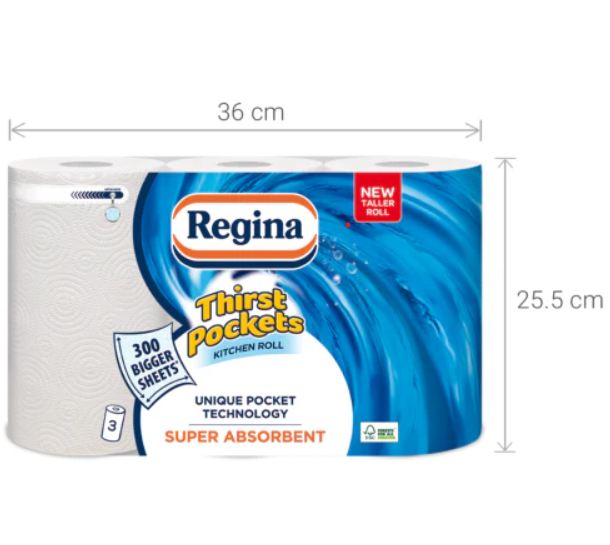 Regina Thirst Pockets 3 Rolls - The Ultimate Spill Solution for Your Home Regina Thirst Pockets 3 Rolls - The Ultimate Spill Solution for Your Home